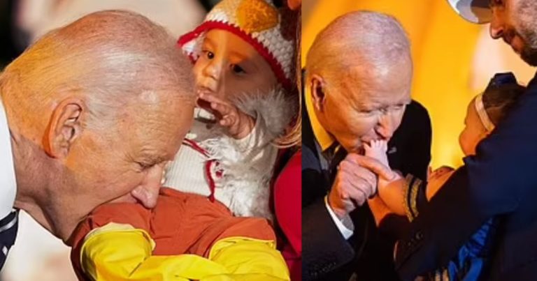 Biden Unravels During Halloween Party, Caught on Camera Biting 3 Babies