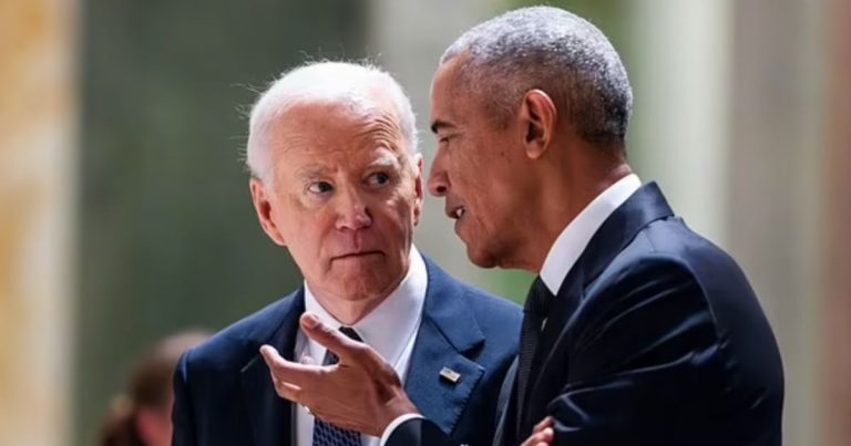 Biden And Obama Spotted at Ethel Kennedy’s Funeral Having Tense Exchange about Kamala