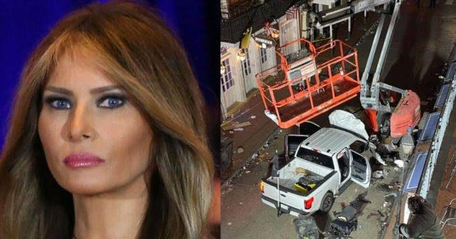 Melania Trump Breaks Her Silence to Address New Orleans Terror Attack