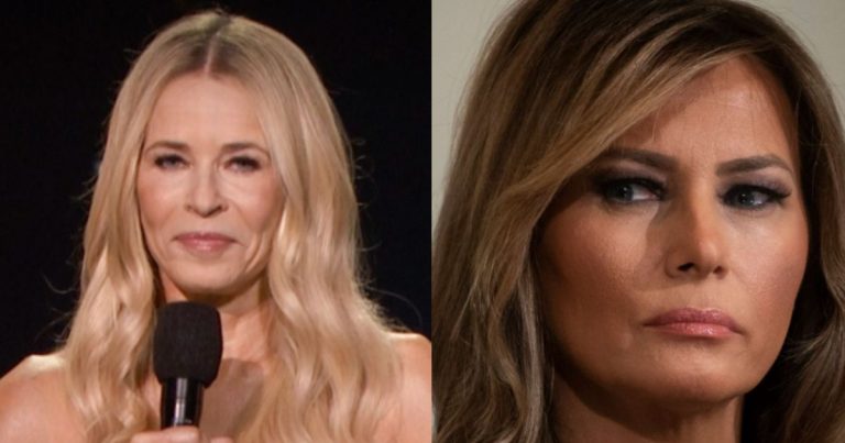 Chelsea Handler Mocks First Lady Melania Trump at Critics Choice Awards